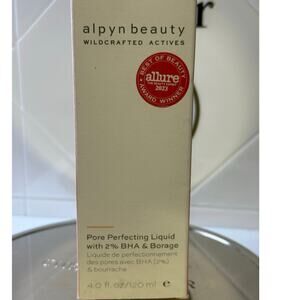 Alpyn Beauty's Pore Perfecting Liquid with 2% BHA & Borage - 120 mL - NEW in BOX